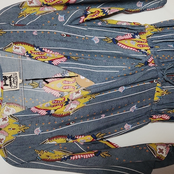 Anthropolpgie Jaase Boho Bohemian Wide Leg Jumper - Picture 9 of 16